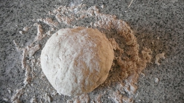 Dough ready to rise